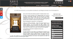 Desktop Screenshot of parisexclusif.com